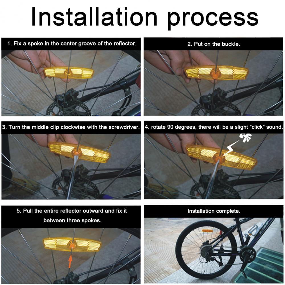 Spoke Reflector Set - Set di Riflettori di Avvertimento per
