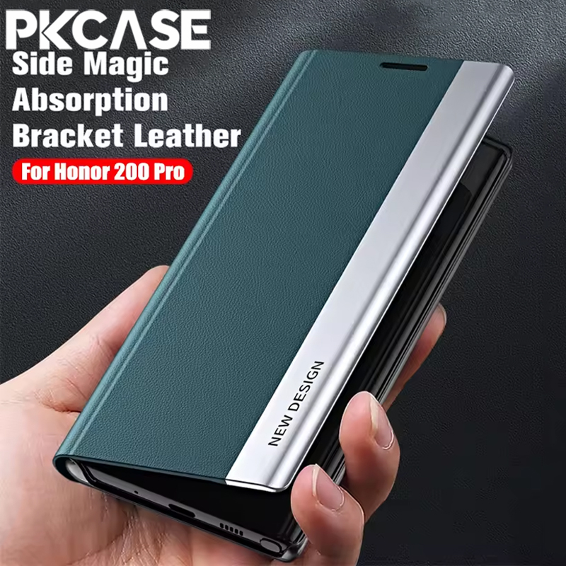 Kickstand Adjustable - PKCASE Custodia per telefono in pelle