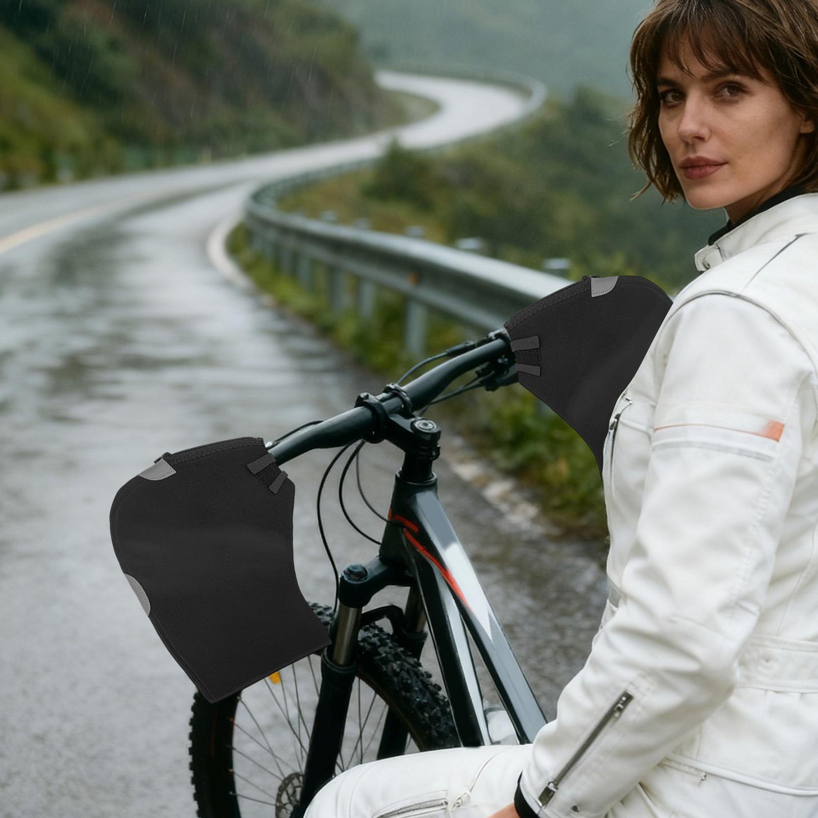 Waterproof Cycling Commute - Guanti da manubrio per bici antivento